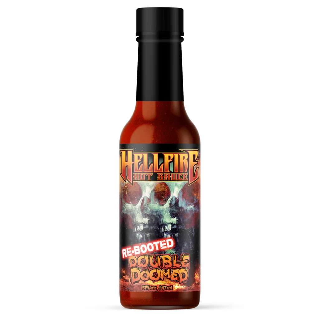 Hellfire Hot Sauce Inc. "RE-BOOTED" Double Doomed Hot Sauce