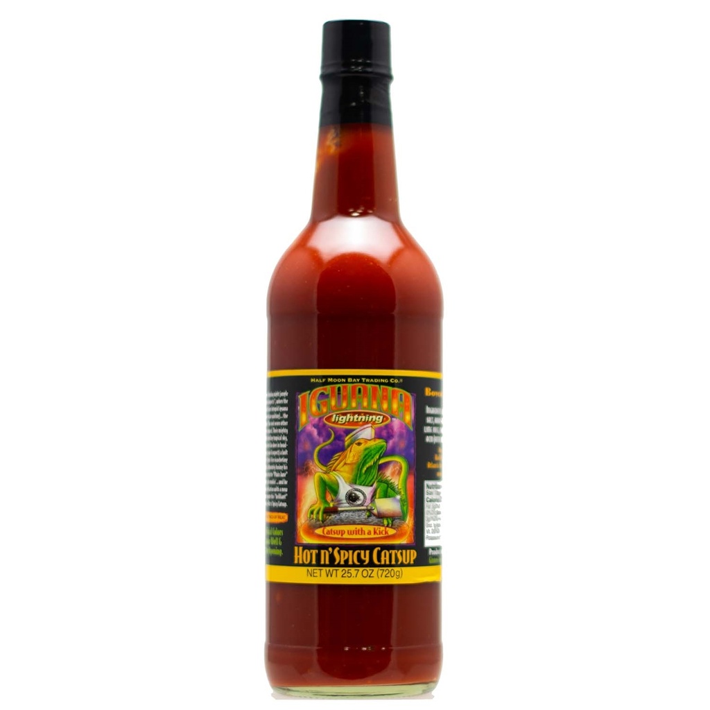 Iguana Lightnin' Hot n' Spicy Ketchup 25.7 oz.