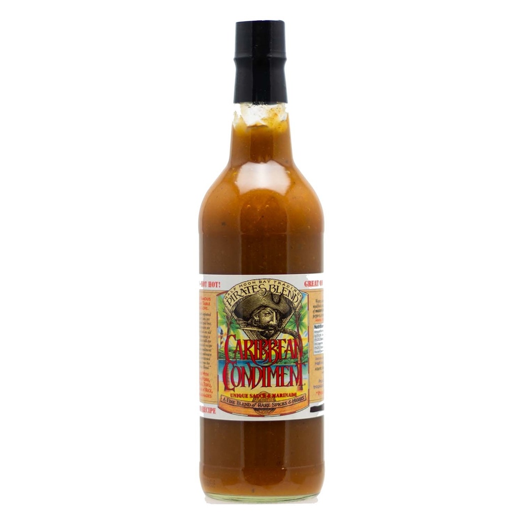 Pirates Blend Caribbean Condiment Unique Sauce & Marinade 25.7 oz. 