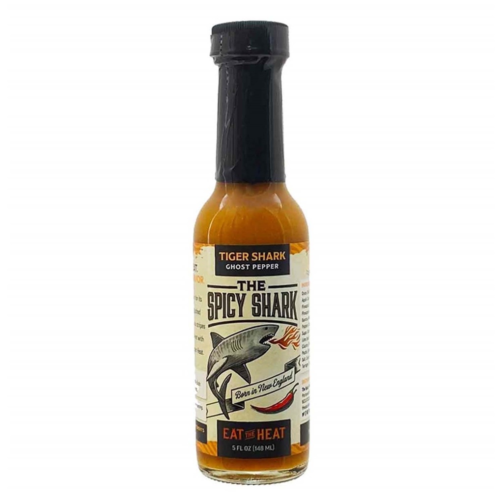 The Spicy Shark Tiger Shark Ghost Pepper Hot Sauce