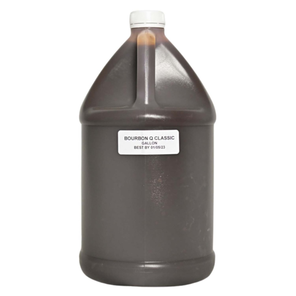 Bourbon Q Brand "Classic" Kentucky Bourbon Barbecue Sauce - Gallon
