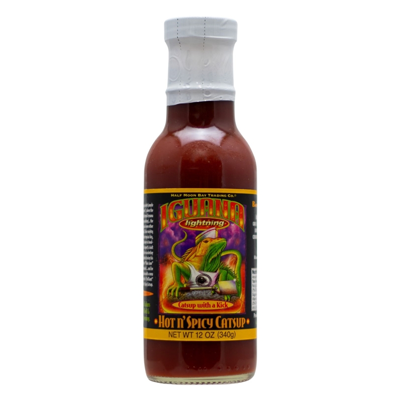 Iguana Lightnin' Hot n' Spicy Ketchup 12 oz. 