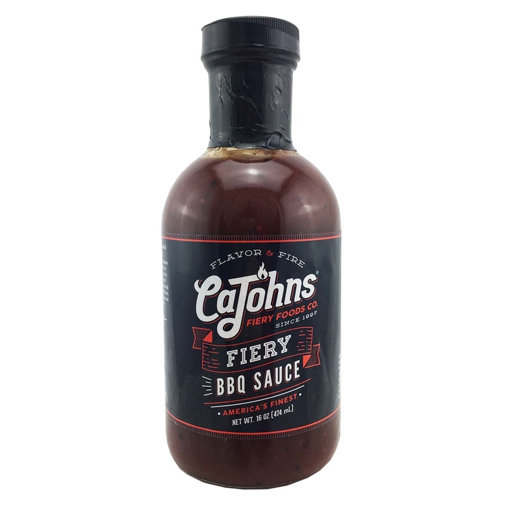 CaJohns Fiery BBQ Sauce