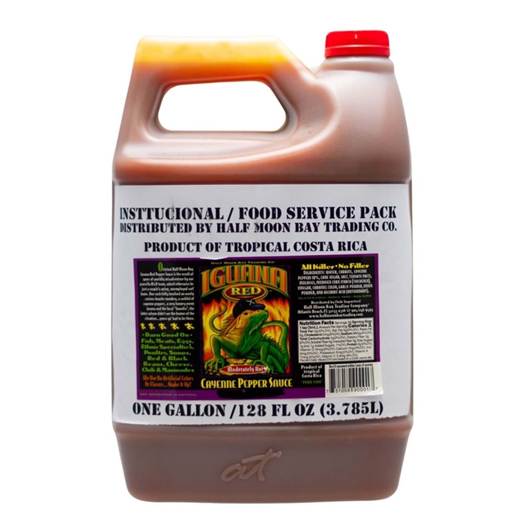 Iguana Red Cayenne Pepper Sauce Gallon