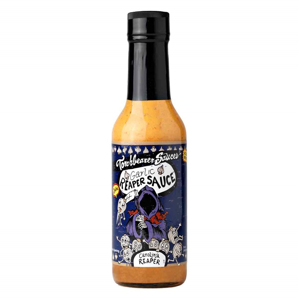Torchbearer Garlic Carolina Reaper Hot Sauce