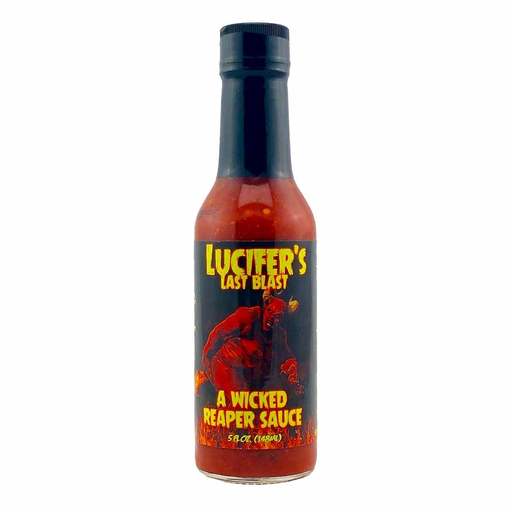Hellfire Hot Sauce Inc. "Lucifer's Last Blast" A Wicked Reaper Sauce