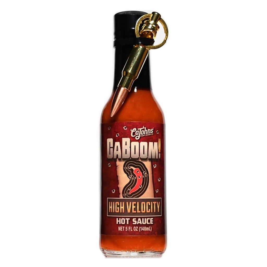 CaBoom! High Velocity Hot Sauce with Bullet Keychain