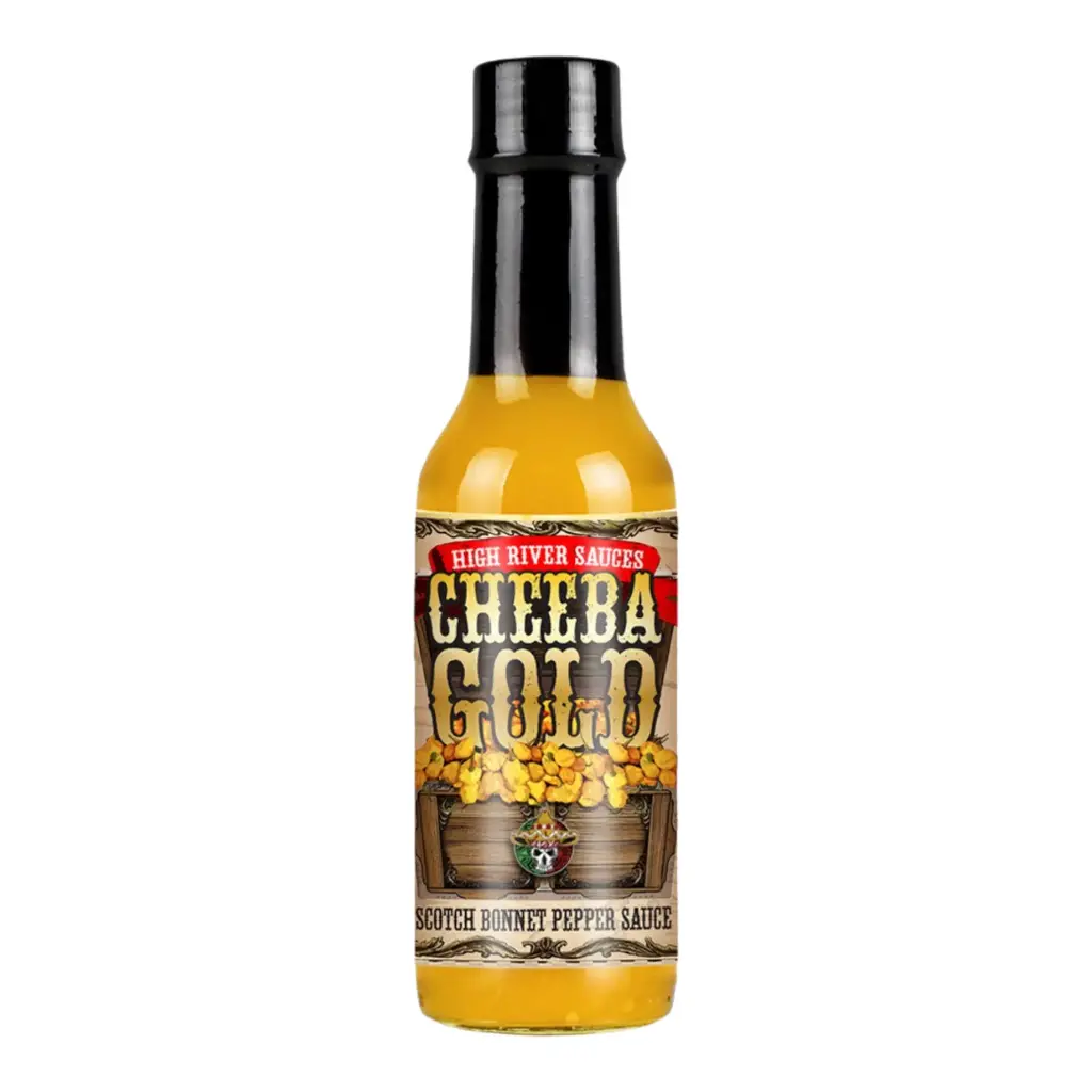 High River Sauces "Cheeba Gold" Barbados Style Scotch Bonnet Pepper Sauce