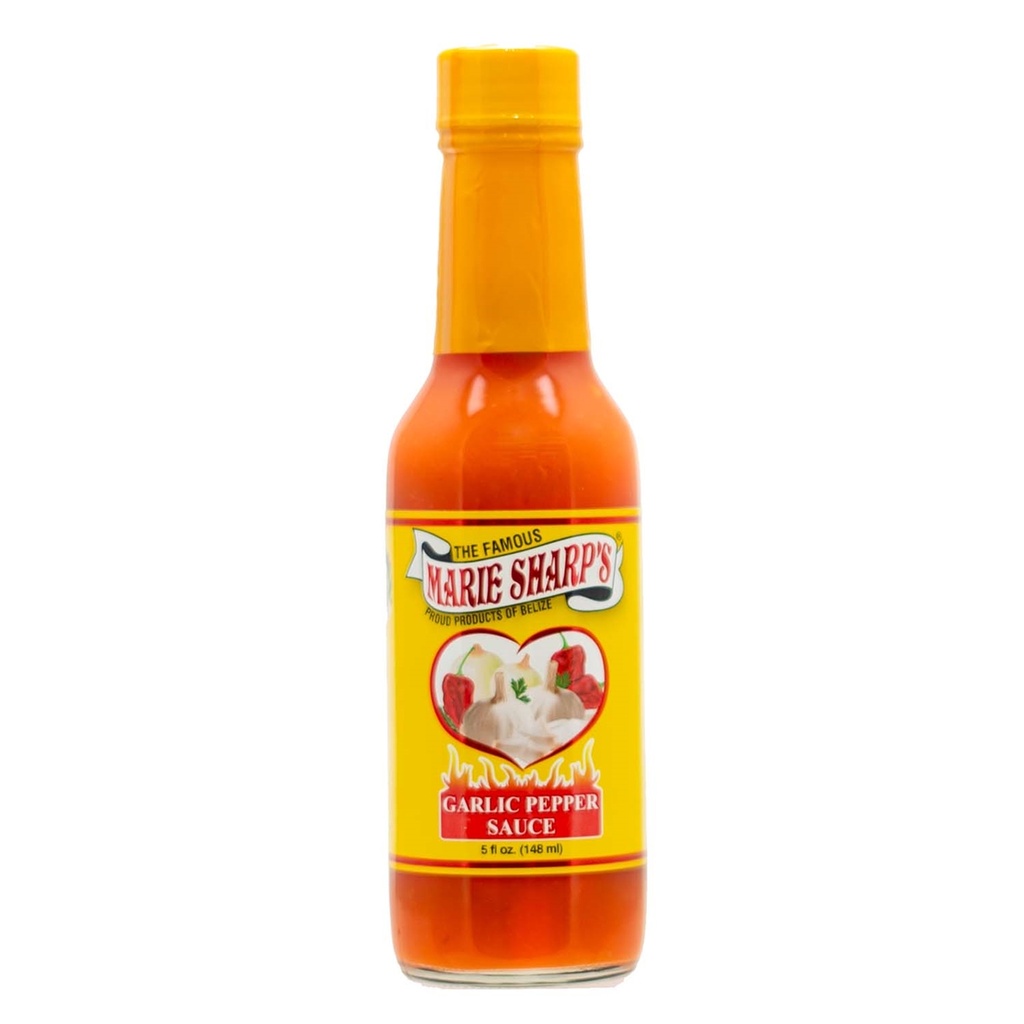 Marie Sharp's Original Garlic Habanero Pepper Sauce 5oz