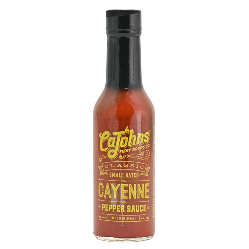 CaJohns Classic Small Batch Cayenne Pepper Sauce