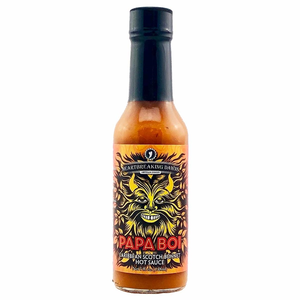 Heartbreaking Dawn's Papa Boi Caribbean Scotch Bonnet Hot Sauce