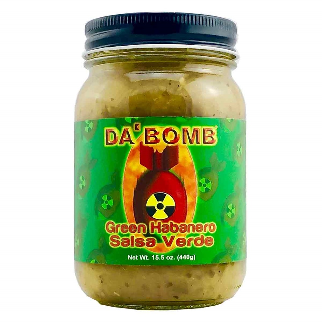 Da' Bomb Green Habanero Salsa Verde