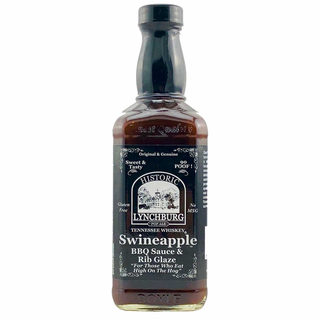 Historic Lynchburg Tennessee Whiskey Swineapple™ BBQ Sauce & Rib Glaze 90 'Poof'