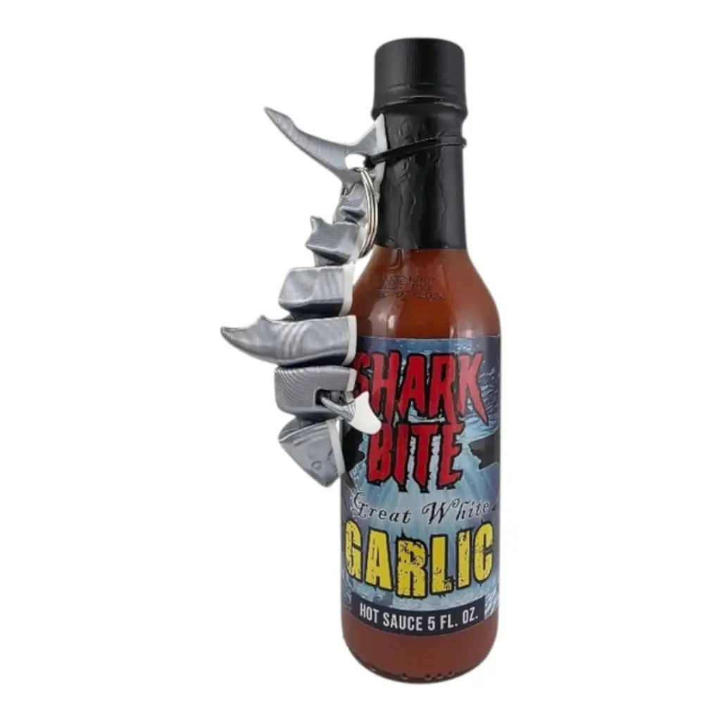 Shark Bite Great White Garlic Hot Sauce
