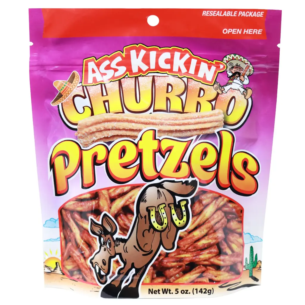Ass Kickin' Churro Pretzels