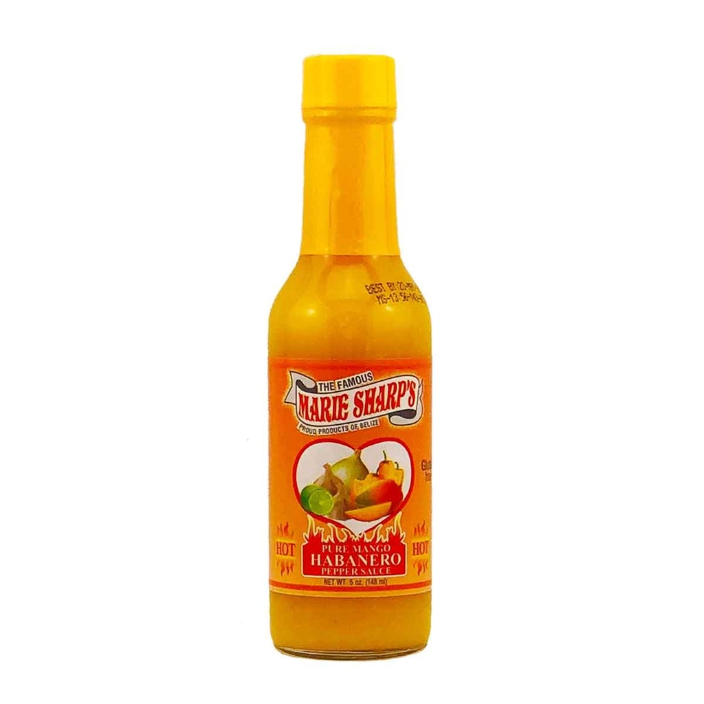 Marie Sharp's Pure Mango Habanero Pepper Sauce | Hot Shots Distributing ...